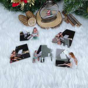 Custom Photo Gifts For Piano Player Ornament 86acvp140924 - Ornament - GoDuckee