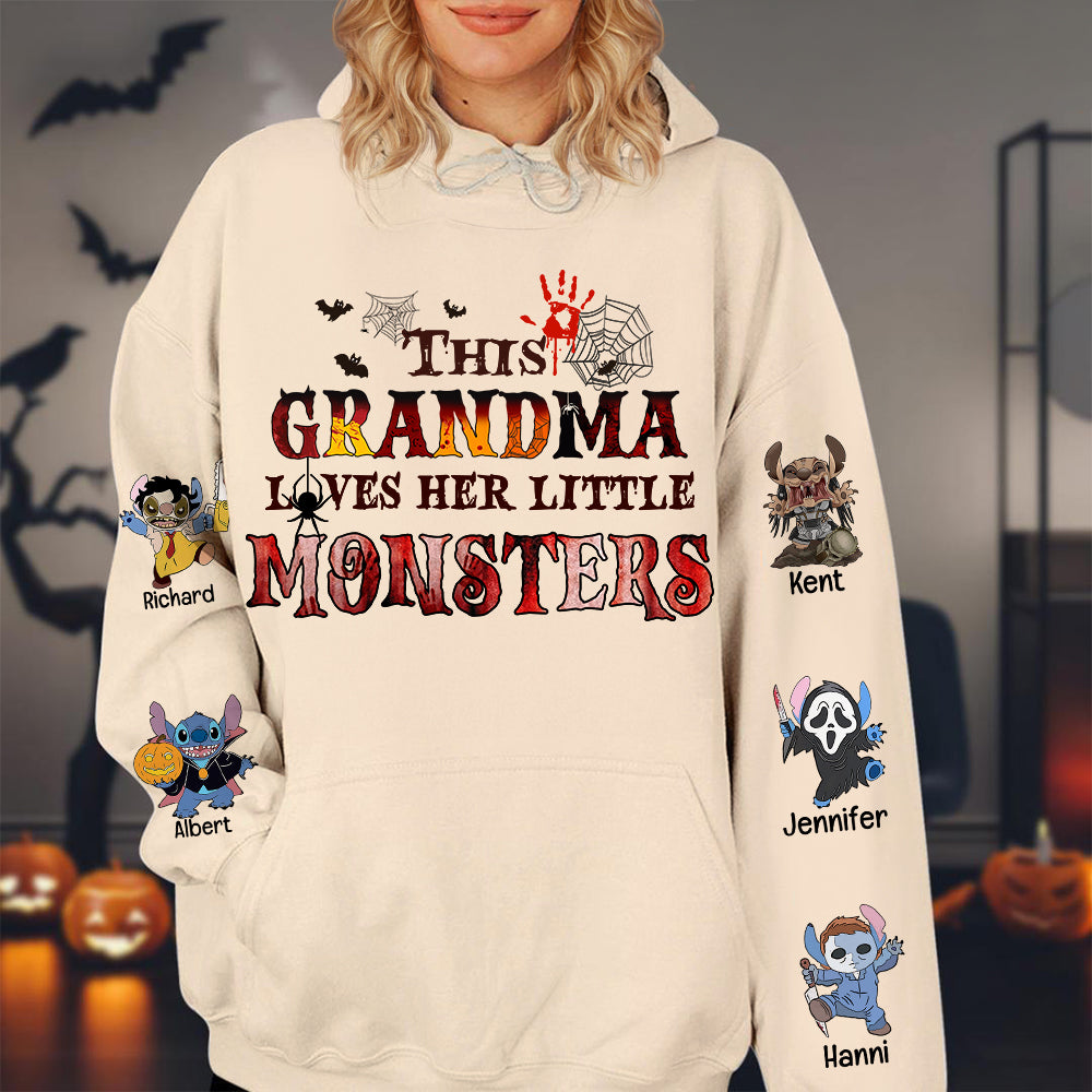 Personalized Gifts For Grandma Shirt Halloween 01XQLU310824 - AOP Products - GoDuckee