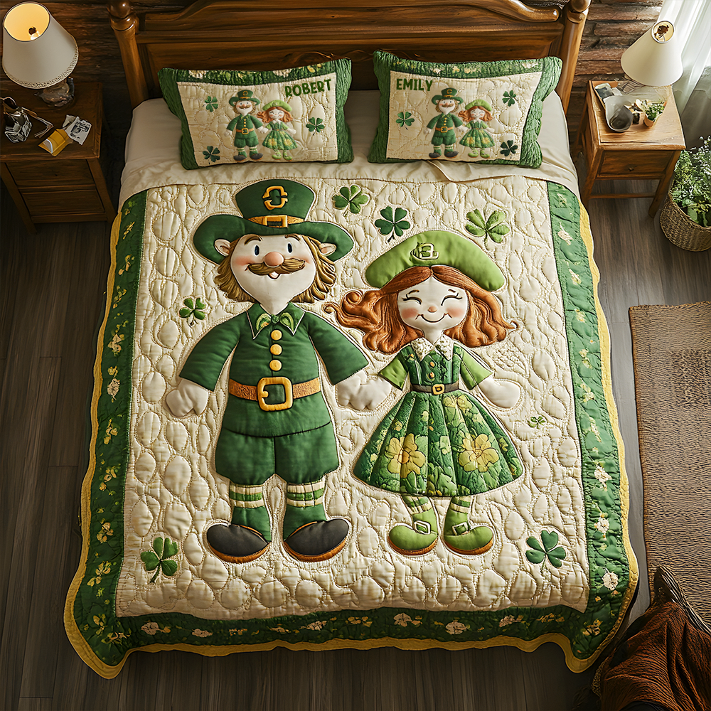 Personalized Gifts For Couple Quilt Bedding Set Special Line 04tgpu170125 - Blanket - GoDuckee