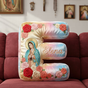 Faith Alphabet Pillow - Personalized Gifts for Loved Ones 03HUQN151225 - Pillow - GoDuckee