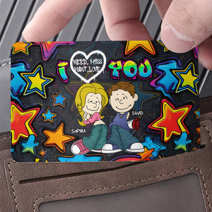 Personalized Gifts For Couple Wallet Card I Love You 02TODT100125HG - Wallet Card - GoDuckee
