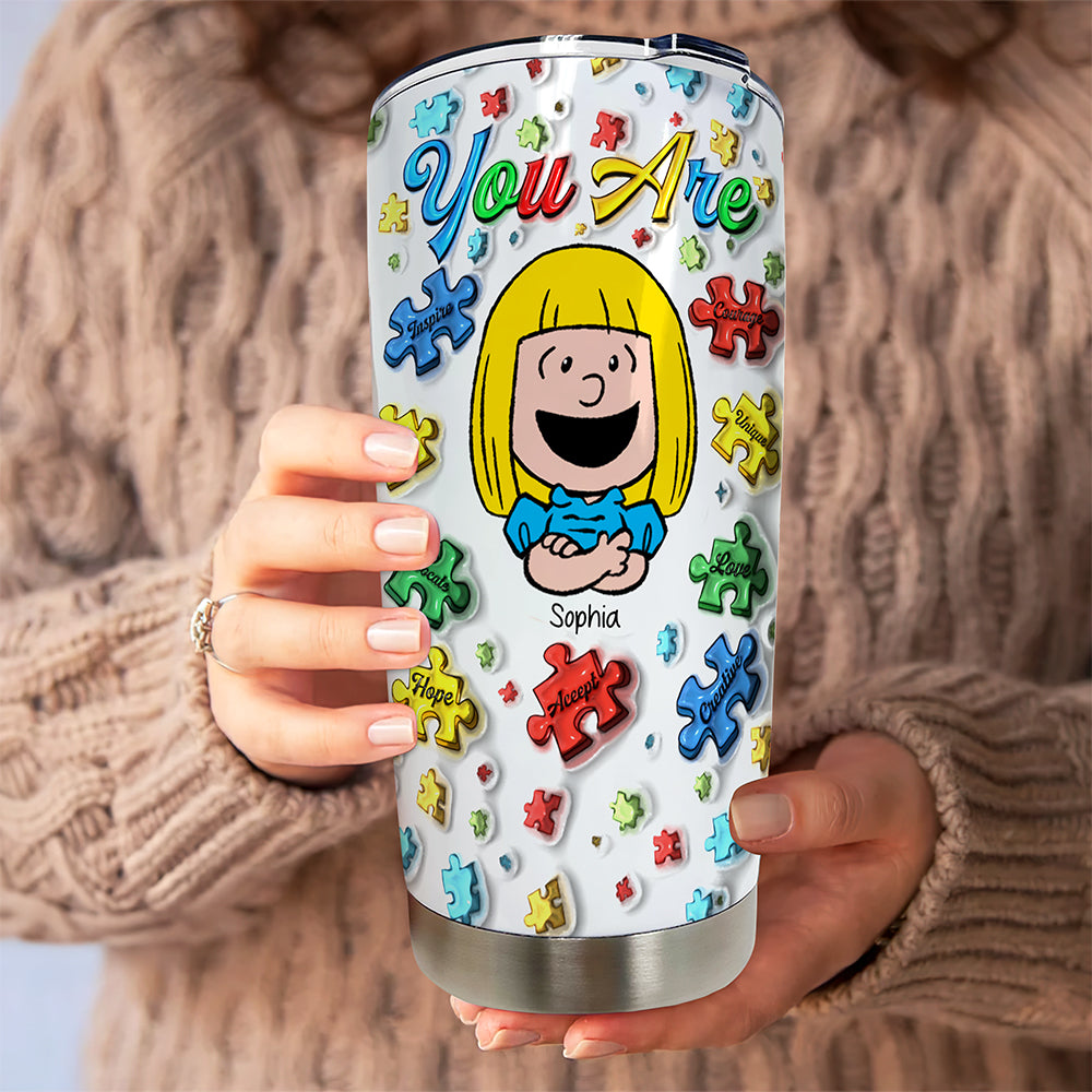 Personalized Gifts For Autism Awareness Tumbler 05toqn220225hh - Tumbler Cup - GoDuckee