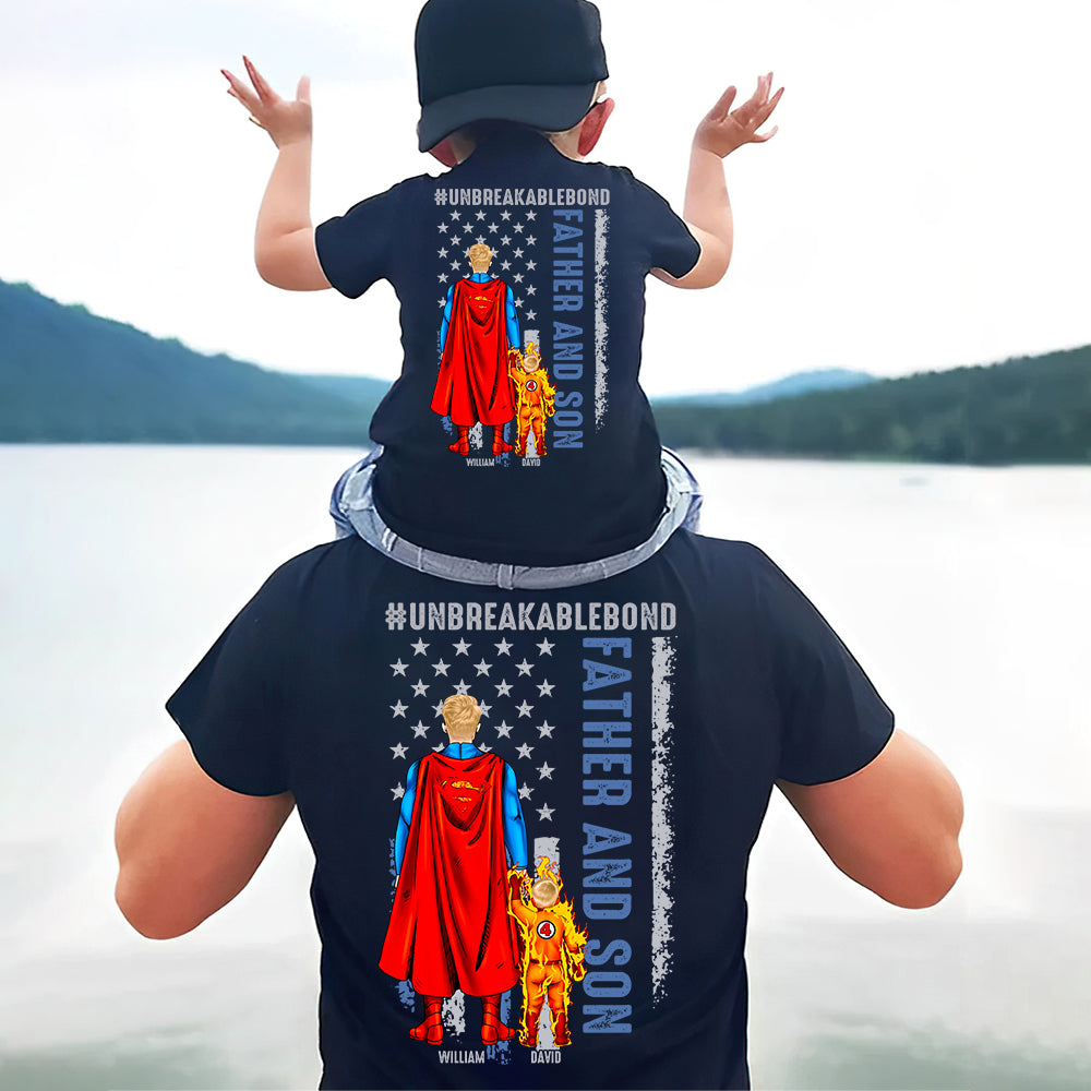 Personalized Gifts For Dad Shirt Unbreakable Bond Father And Son 06acdt250324pa - 2D Shirts - GoDuckee
