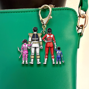 Personalized Gifts For Family Keychain The Holding Hands Family 02QHHU240225HH - Keychains - GoDuckee