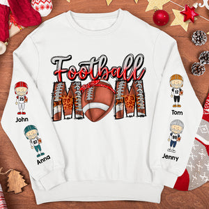 Gift For Mom, Personalized Football-playing Kids Shirt, 03HUTN270923, American Football - AOP Products - GoDuckee