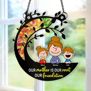 Personalized Gifts For Mom Window Hanging Suncatcher Ornament 01kapu150225 - Ornament - GoDuckee