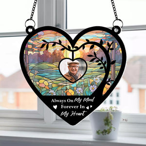 Custom Photo Gifts For Deceased Loved Ones Suncatcher Ornament Memorial Gift 01dgtn010724 - Ornament - GoDuckee