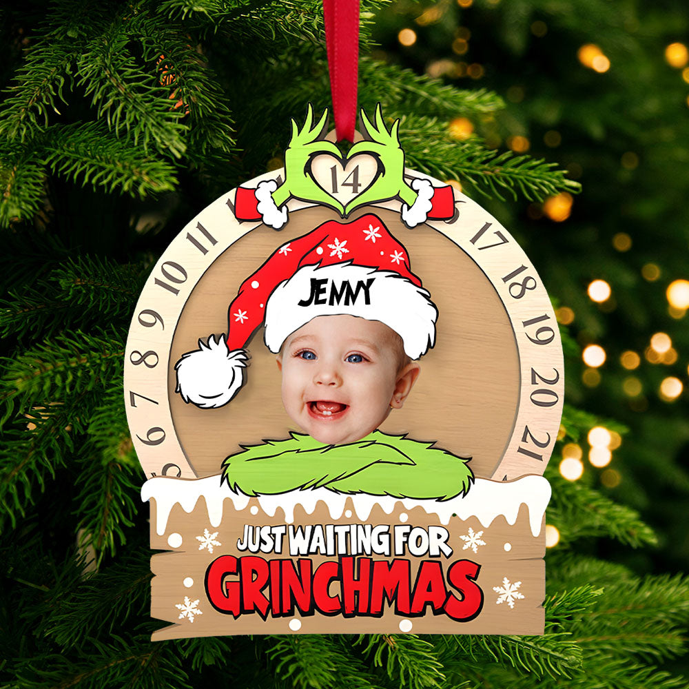 Custom Photo Gifts For Kids Wood Layered Countdown Ornament 02TGMH051024 - Ornament - GoDuckee