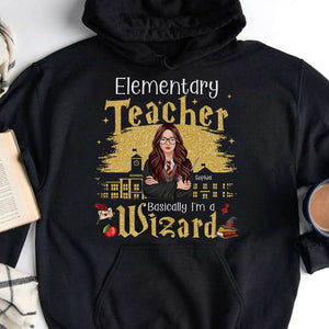 Wizard Elementary Teacher Personalized Shirt Gifts For Teacher - Shirts - GoDuckee
