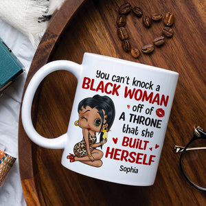 Can't Knock A Black Woman Off Personalized Coffee Mug 03HTTN270723HH-01 - Coffee Mug - GoDuckee