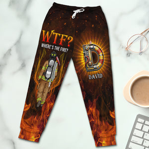 Custom Alphabet Letter Gifts For Firefighters Sweatpants 06xqqn140225hh - Shorts and Pants - GoDuckee