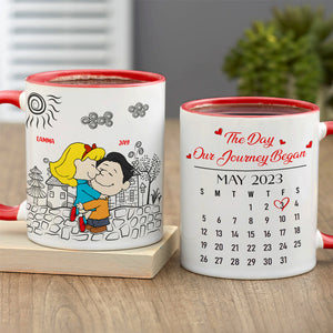 Personalized Gifts For Cartoon Lover Accent Mug Couple Journey 05XQMH111224HHHG - Coffee Mug - GoDuckee