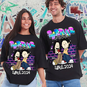 Personalized Gifts For Couples Shirt Partner In Crime Y2K Style 02XQLU030125HG - Shirts - GoDuckee