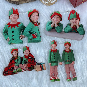 Custom Photo Gifts for Siblings Ornament 180acvp140924 - Ornament - GoDuckee