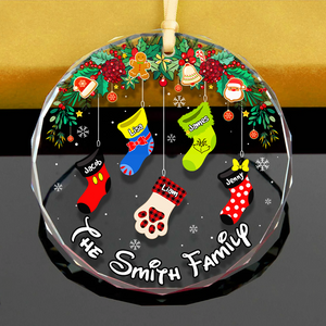 Personalized Gifts For Family Christmas Ornament 01acpu071024 - Ornament - GoDuckee