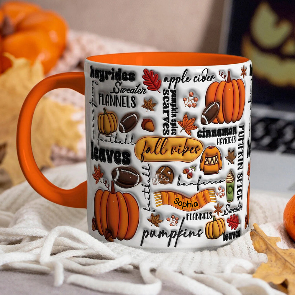 Personalized Pumpkin Halloween Coffee Mug 04ACDT060924 - Coffee Mug - GoDuckee