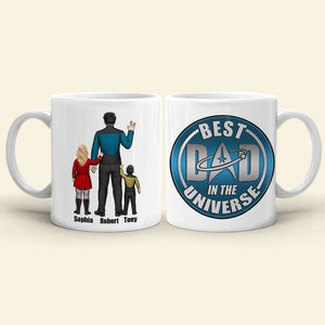 Best Dad in the universe - 02htpo090623hh Personalized Coffee Mug - Coffee Mug - GoDuckee