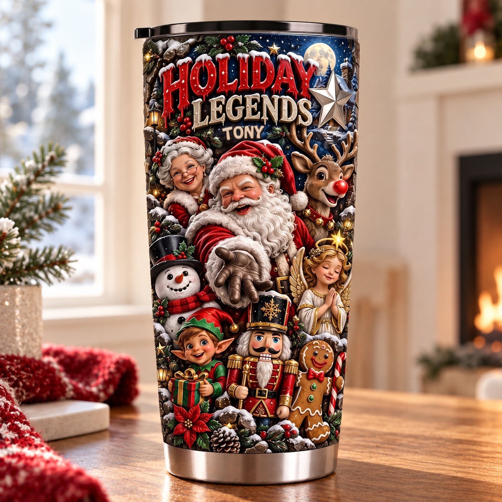 Holiday Legends 20oz Tumbler - Personalized Gifts For Christmas 08tolu201026 - Tumbler Cup - GoDuckee