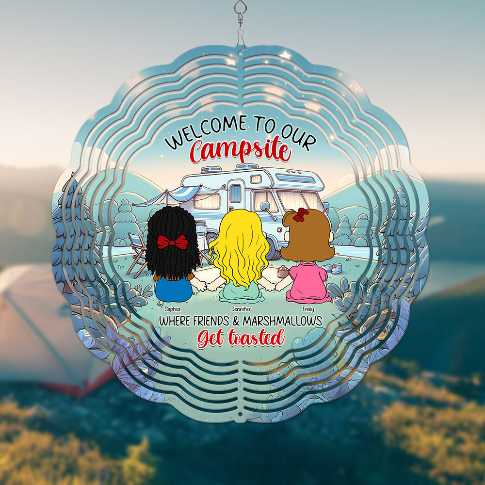 Personalized Gifts For Friends Wind Spinner 03kaqn241224hg - Ornament - GoDuckee