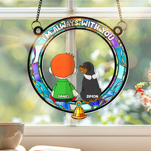 Personalized Memorial Gifts For Dog Lovers Window Hanging Suncatcher Ornament 03TGLU170225HG - Ornament - GoDuckee