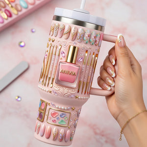 Nail Artist 40oz Tumbler - Personalized Gifts For Her 03PADT060426 - Tumbler Cup - GoDuckee