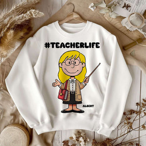 Personalized Gift For Teachers Shirt Cartoon Character 02OHLU080125HH - Shirts - GoDuckee