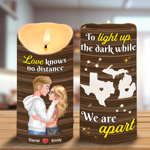 Custom Map Gifts For Couple LED Candle 02kapu311224pa - Led Candle - GoDuckee
