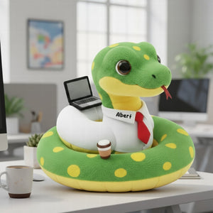 Snake Worker Custom Shape Pillow - Personalized Gifts For Coworkers 07toqn151125 - Pillow - GoDuckee