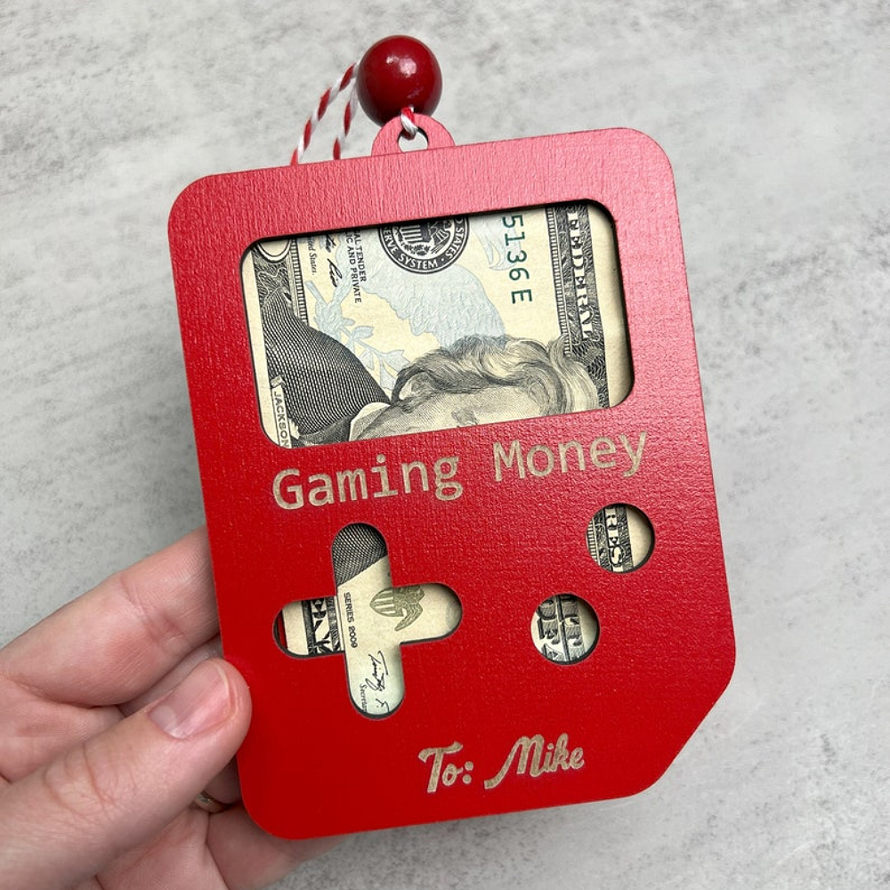 Personalized Gifts For Game Lovers Christmas Money Holder Ornament 52acxx280824 - Ornament - GoDuckee