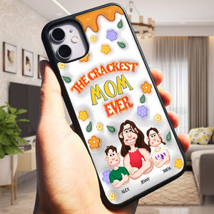 Personalized Gifts For Mom Phone Case The Crackest Mom 02KAMH200225PA - Phone Case - GoDuckee