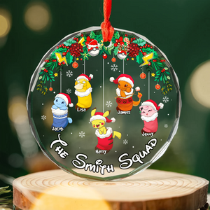 Personalized Gifts For Family Christmas Ornament 04acpu071024 - Ornament - GoDuckee