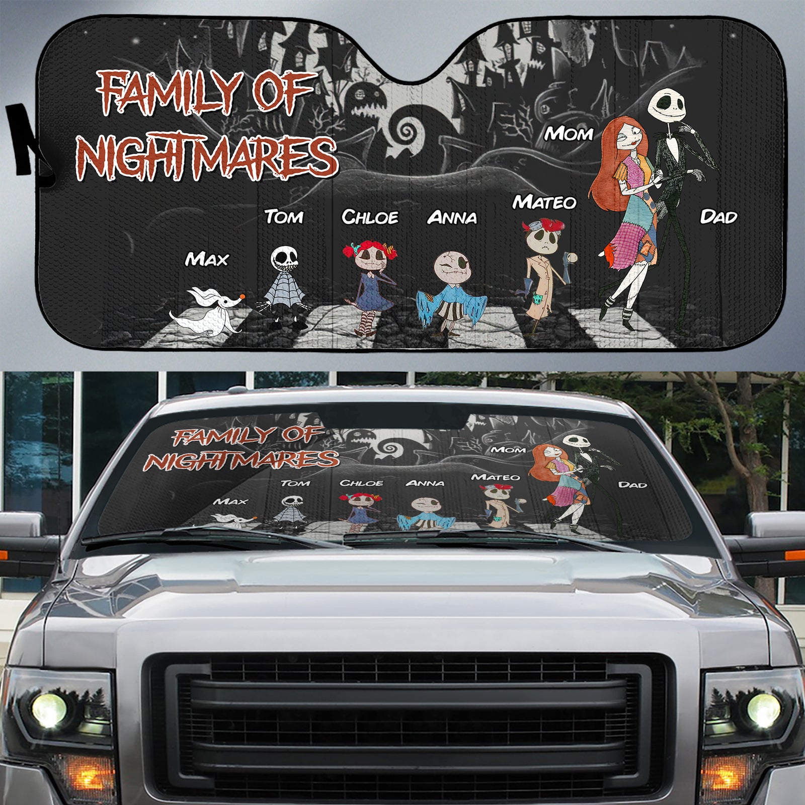 Personalized Gifts For Family Windshield Sunshade 03OHDT200624 - Doormat - GoDuckee