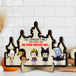 Personalized Gifts For Evil Family Wood Sign 02kadc300824 - Wood Sign - GoDuckee