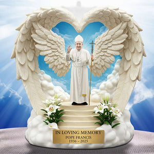 In Eternal Peace Pope Francis - Memorial Acrylic Plaque 05QHDT210425 - Shaped Plaques - GoDuckee