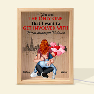 Personalized Gift For Couple Light Box You Are The Only One - - GoDuckee