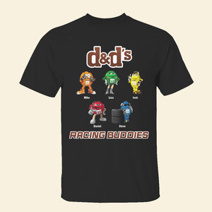Racing Buddies, Gift For Dad, Personalized Shirt, Candy Kids Shirt 04HTHN280623 - Shirts - GoDuckee