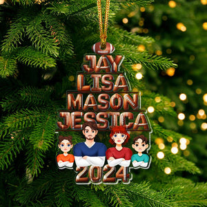 Personalized Gifts For Family Sport Lover Acrylic ornament Christmas 04XQMH161024HG - Ornament - GoDuckee