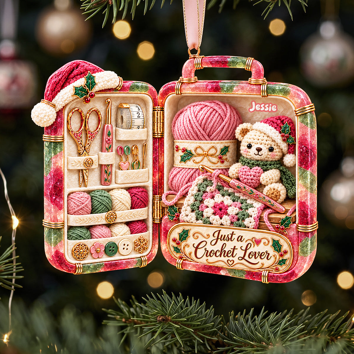Handmade Craft Acrylic Ornament - Personalized Gifts For Crochet Lovers 01tota141026 - Ornament - GoDuckee