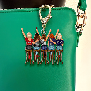 Personalized Gifts For Drinking Besties Keychain 04qhhu120325tm - Keychains - GoDuckee