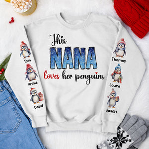 Family Penguins, Personalized Shirt, Christmas Gifts For Family - AOP Products - GoDuckee