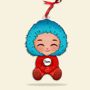 Personalized Christmas Gifts Cute Chibi Girl Acrylic Ornament 04QHHU301124 - Ornament - GoDuckee