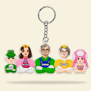 Personalized Gifts For Family Keychain 031qhhu180125pa - Keychains - GoDuckee