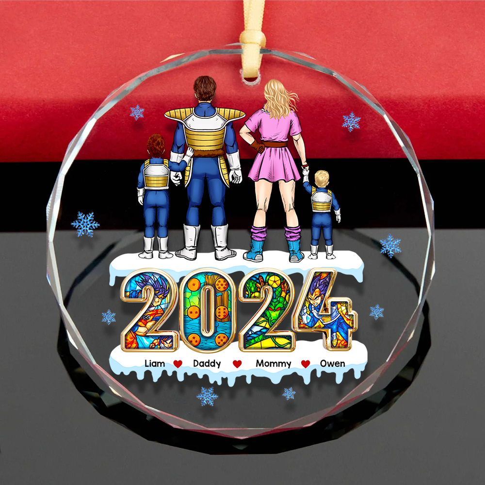 Personalized Gifts For Family Christmas Ornament 06achu011024hh - Ornament - GoDuckee