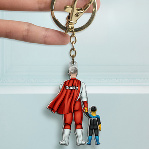 Energy Dad Acrylic Keychain - Personalized Gifts For Dad 03QHHU210525HG - Keychains - GoDuckee