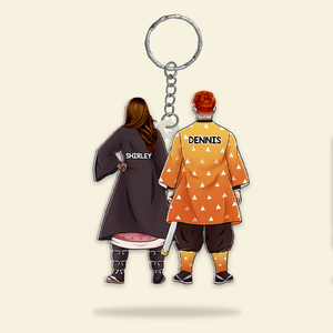 Personalized Gifts For Couple Keychain 03QHHU130125HG - Keychains - GoDuckee