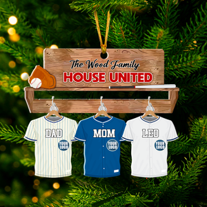 Personalized Gifts For Family Christmas Ornament Custom Baseball Team 01huhu141024