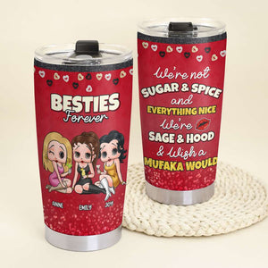 Bestie Forever, Gift For Bestie, Personalized Tumbler, Best Friends Tumbler 05HUHU280723HH - Tumbler Cup - GoDuckee