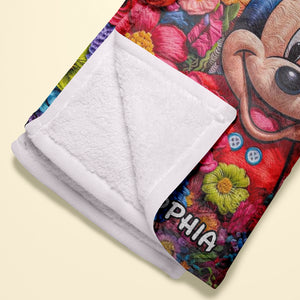 Personalized Gifts For Fans Blanket Cartoon Character 04xqqn100924 - Blanket - GoDuckee