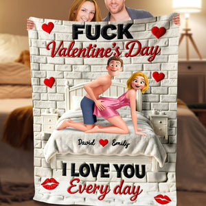 Naughty Couple Blanket - Personalized Gifts For Couples 01ohqn280126 - Blanket - GoDuckee