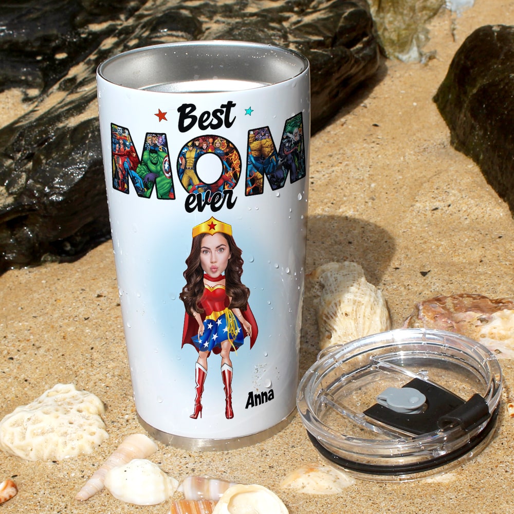 Custom Photo Gifts For Mom Tumbler Best Mom Ever 031hutn220224 Mother's Day Gifts - Tumbler Cups - GoDuckee
